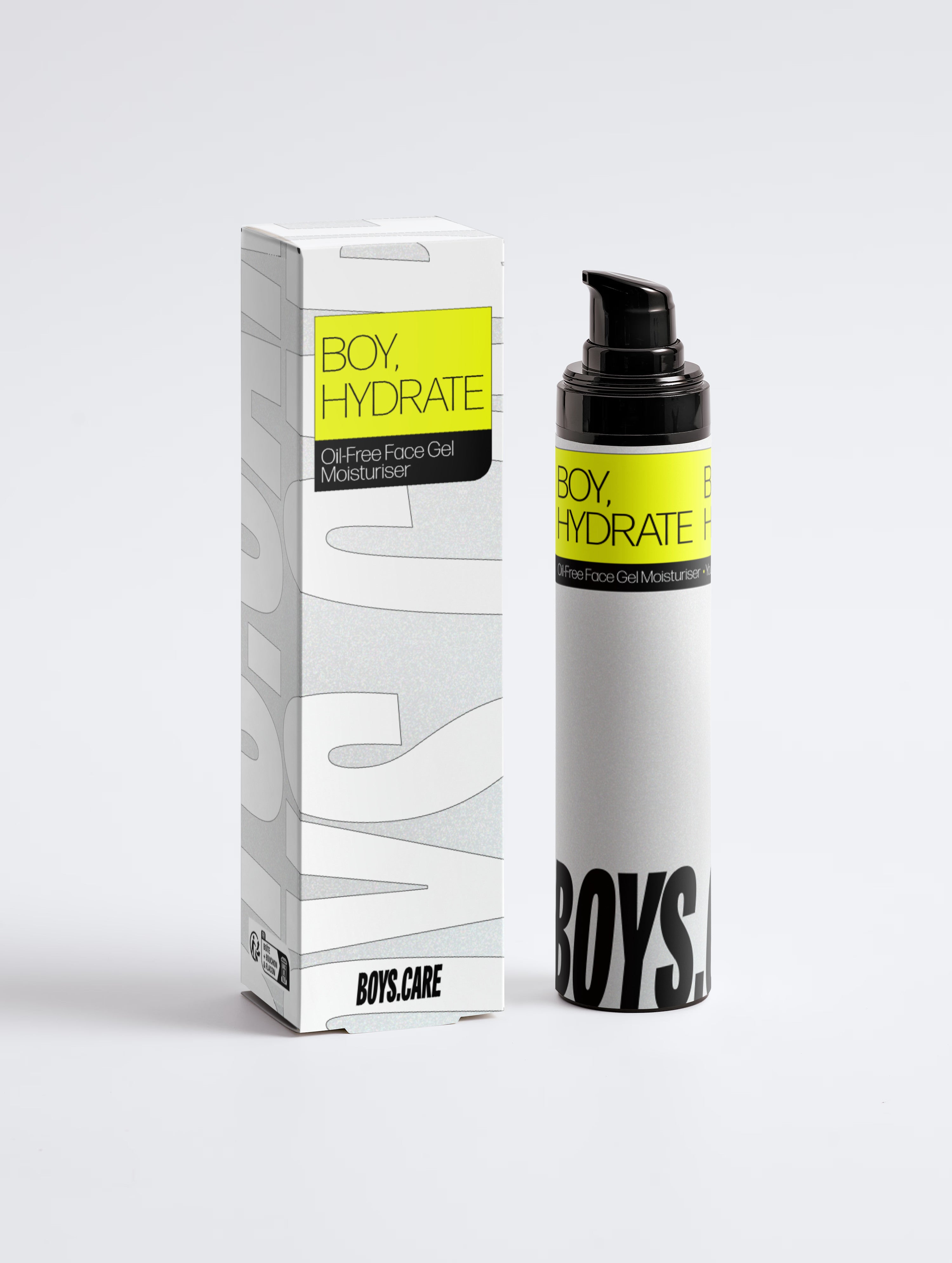 BOY, HYDRATE oil-free zinc face gel by BOYS.CARE.