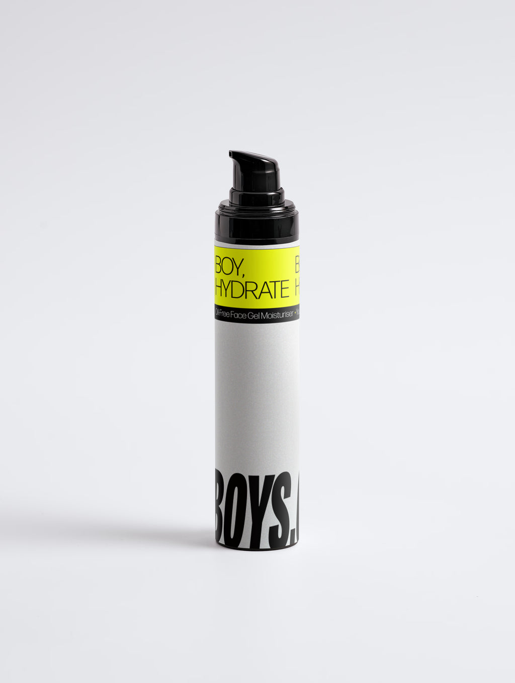 BOY, HYDRATE zinc face gel without lid.