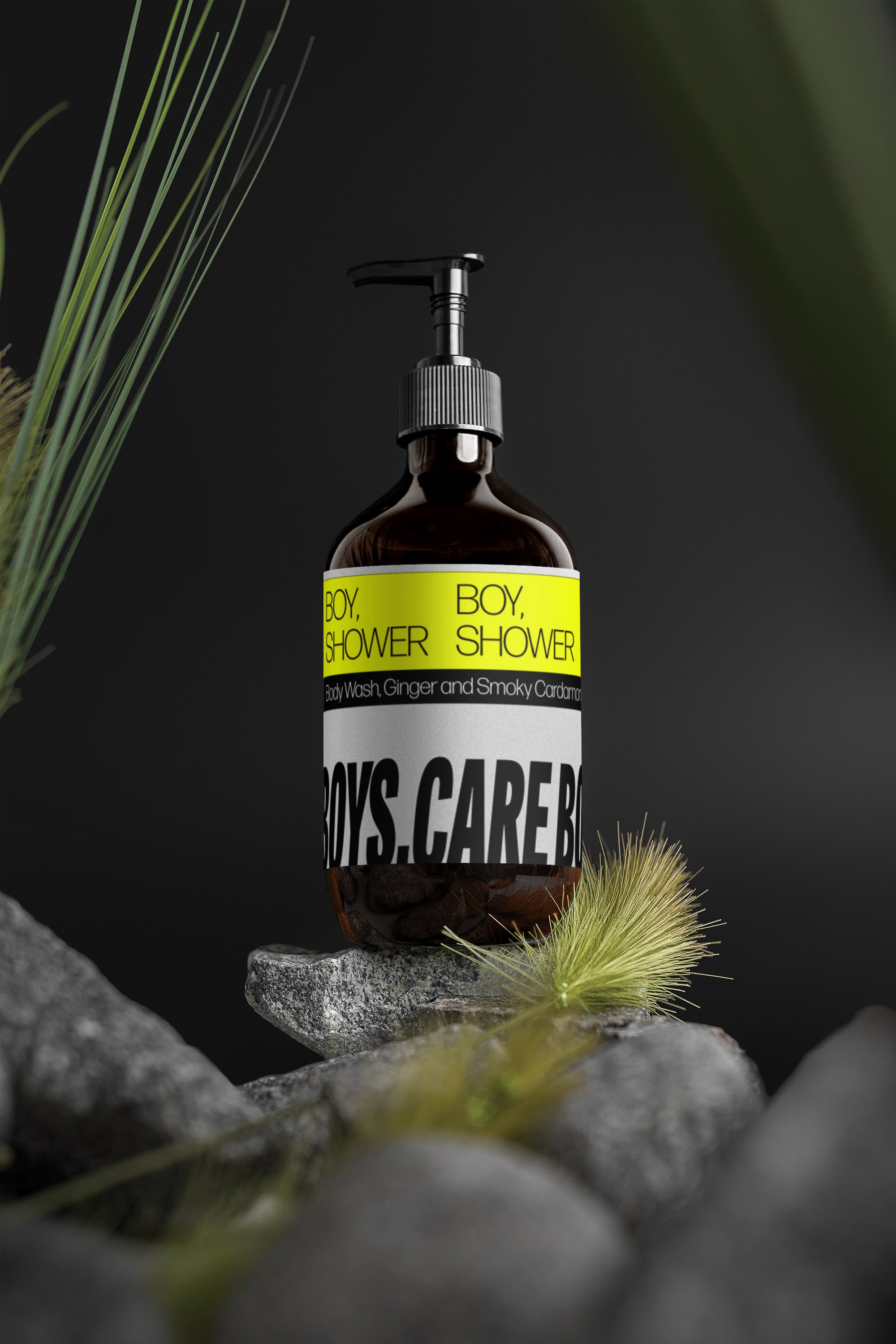 BOY, SHOWER body wash in nature.